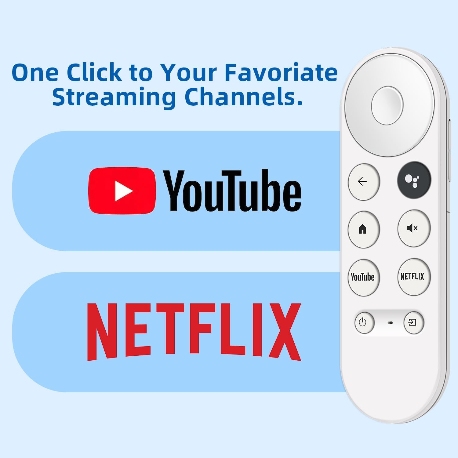 Thumbnail 4 de Replacement Remote for Chromecast with Google TV (Voice Control) — 1-Year Warranty