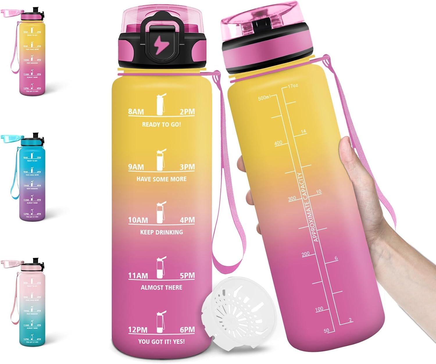 Detalle de Motswedi Trinkflasche 500 ml BPA-frei