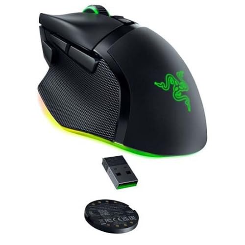 Detalle de Razer Basilisk V3 Pro 35K – kabellose ergonomische Gaming-Maus mit 13 Tasten und Chroma RGB