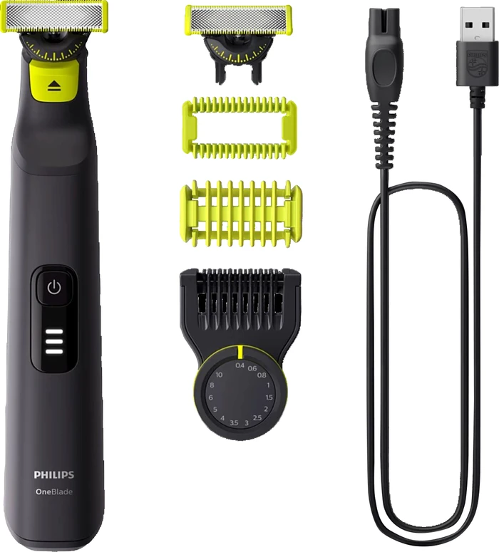 Thumbnail 9 de Philips OneBlade Pro 360 QP6542/15 Face and Body – Vielseitiger Trimmer für Bart, Kopf- und Körperhaare