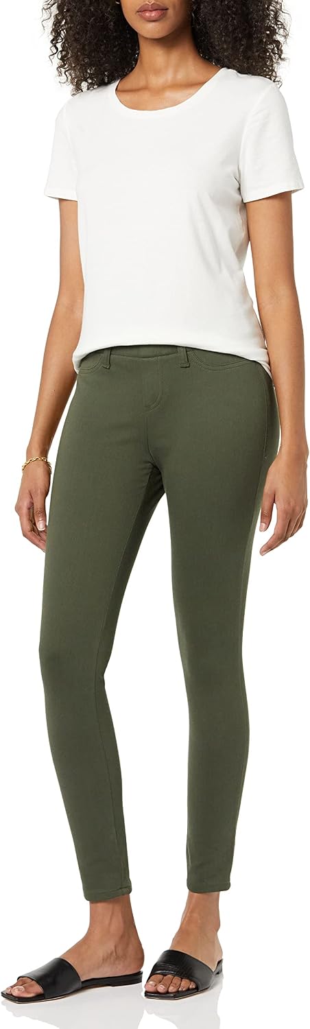 Detalle de Amazon Essentials Women’s Pull-On Stretchy Knit Jegging (Plus Size available) – mid-rise skinny fit