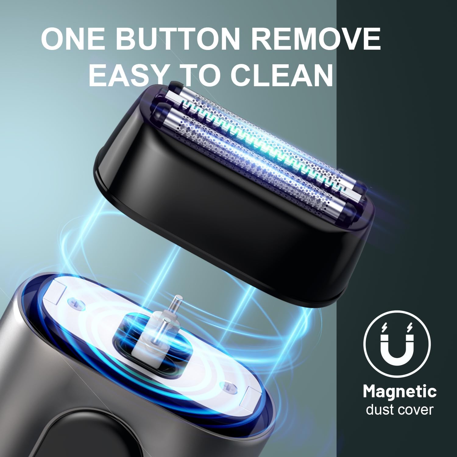 Detalle de Electric Shaver with Three Floating Blades