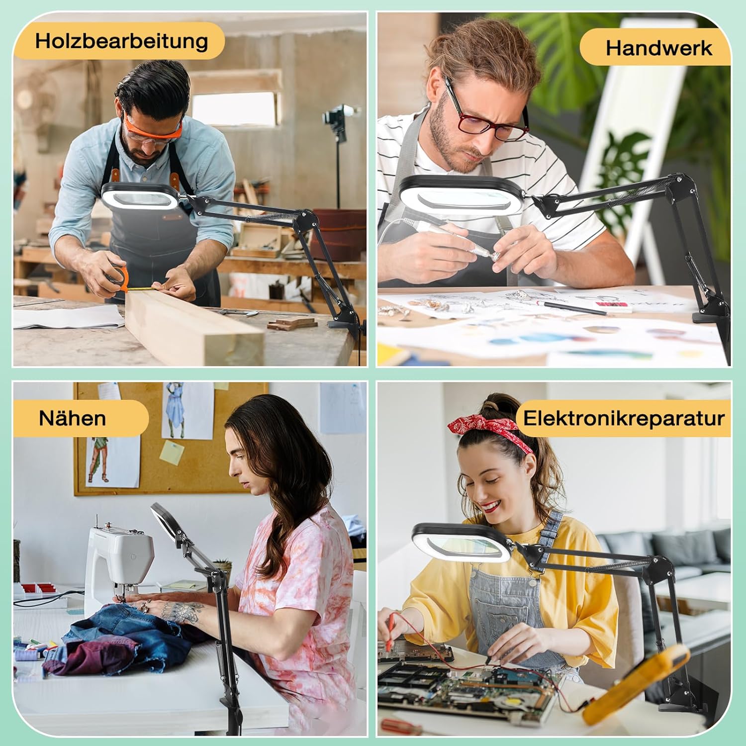 Thumbnail 6 de Drdefi 10X Lupe mit Licht 🔍