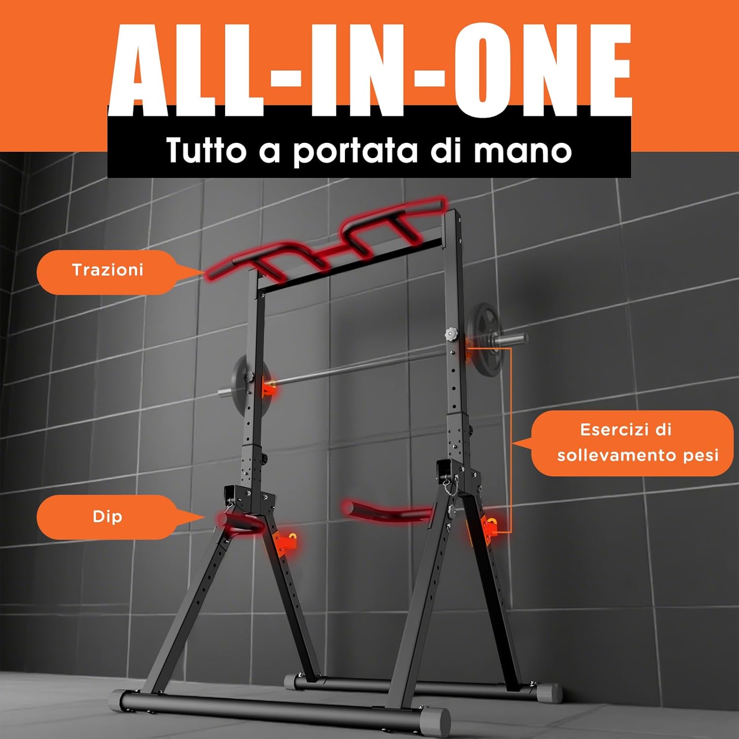 Thumbnail 1 de DH FitLife Power Tower Pieghevole 150 kg