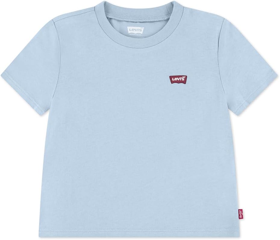 Detalle de Levi's T-Shirt Logo Batwing sur la Poitrine Rouge Garçon