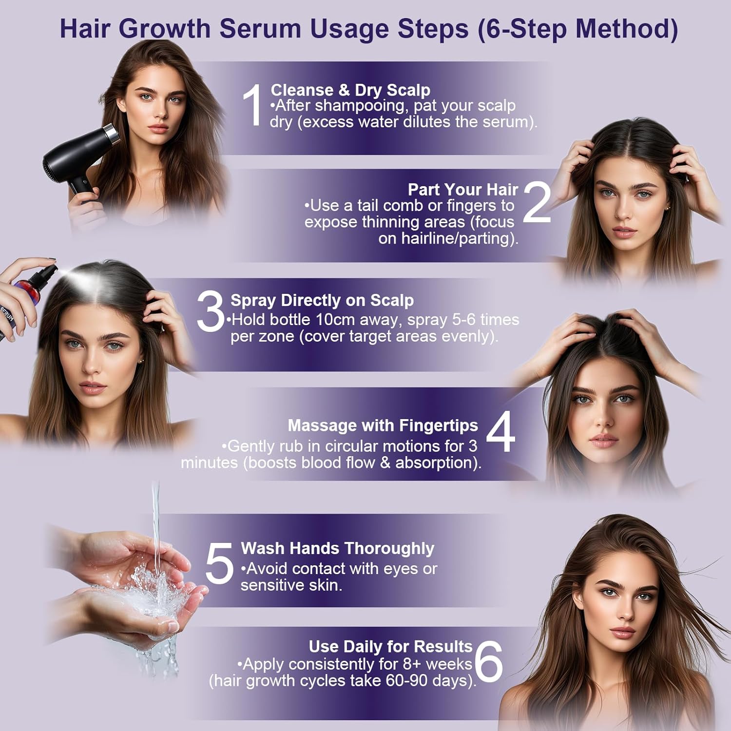 Thumbnail 2 de Rosmarin Haarwachstumsserum Spray – für Männer und Frauen, 60 ml
