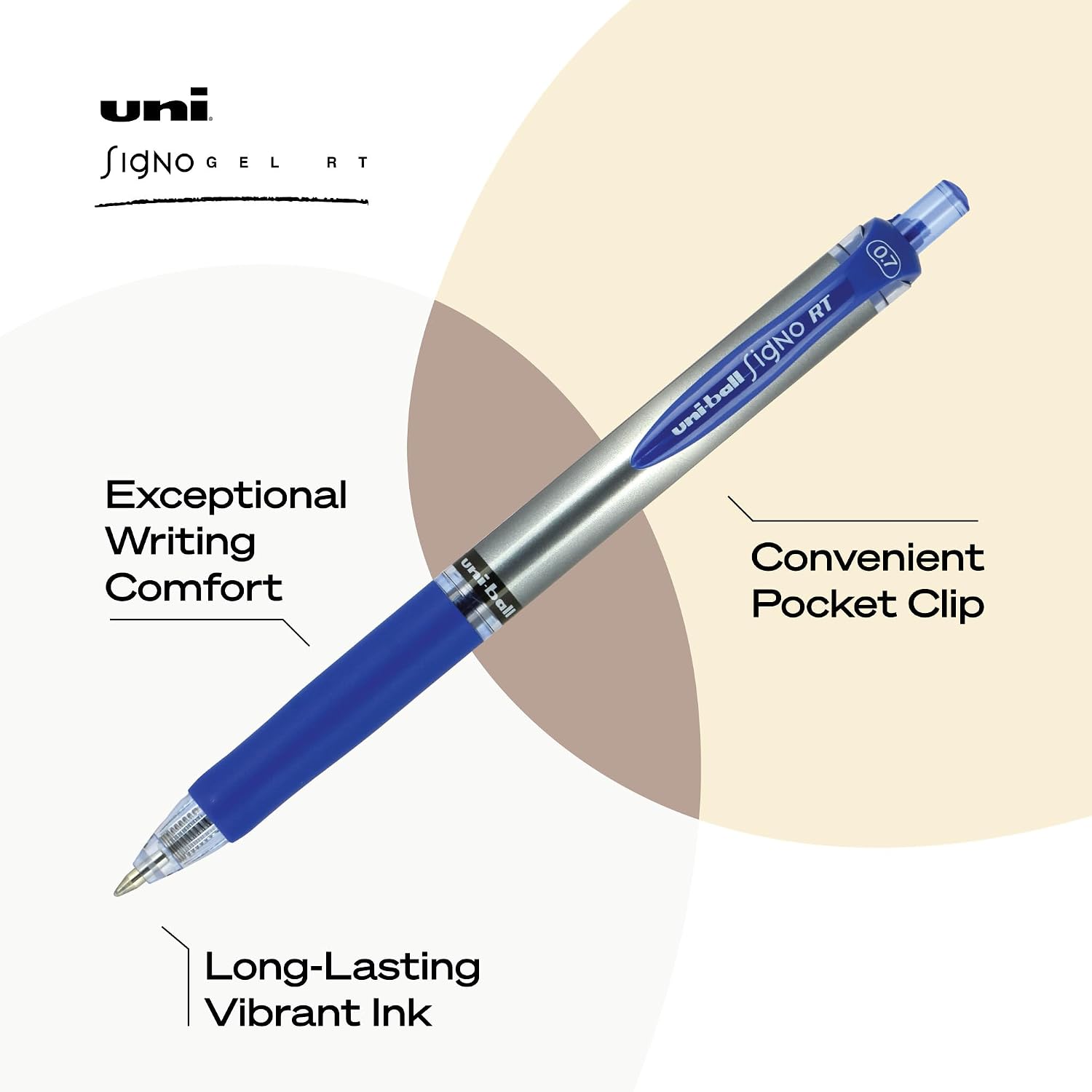 Thumbnail 4 de uniball Signo RT Gel Pens, 0.7mm