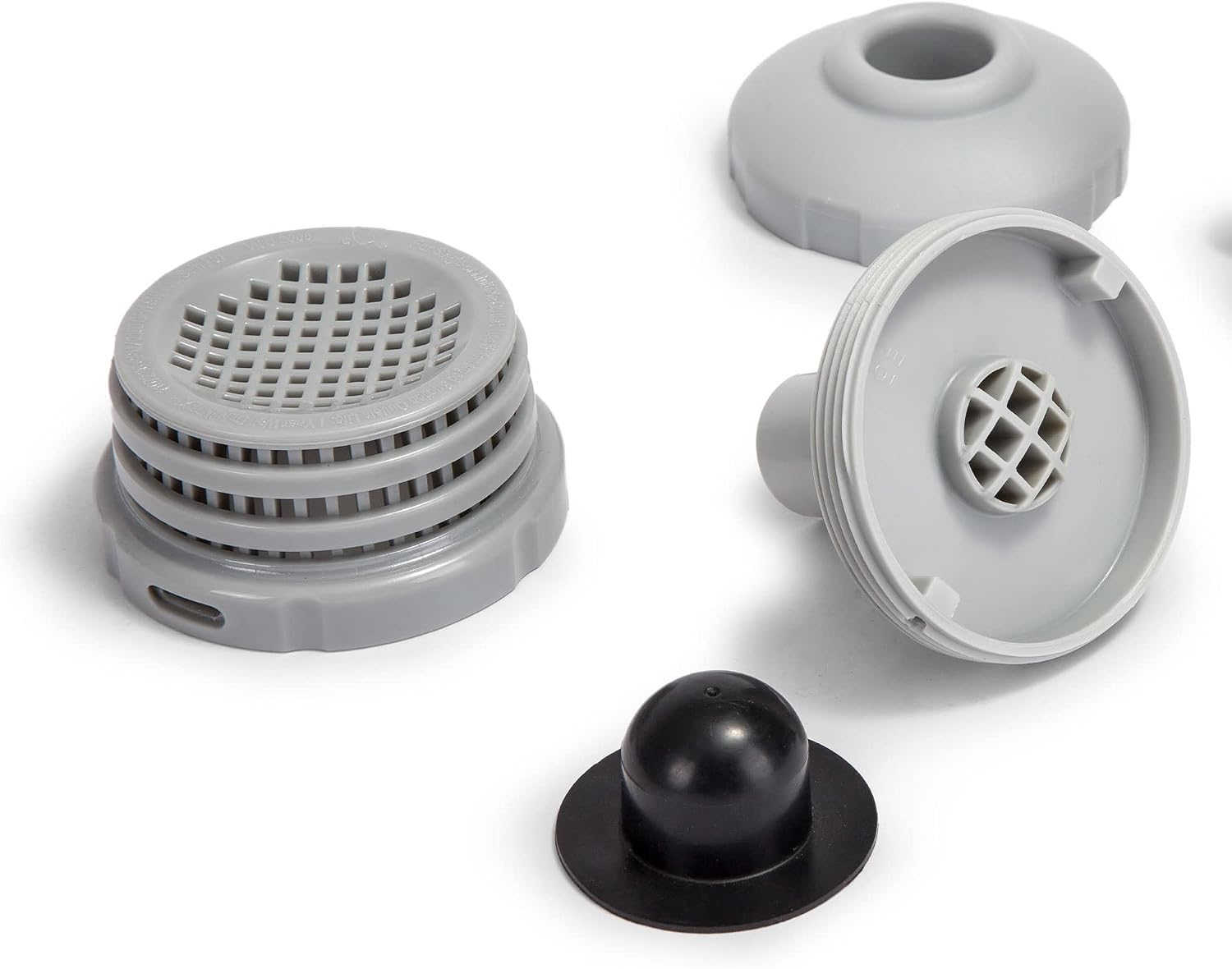 Detalle de Intex 25022E Connection Set for Above-Ground Pools, Grey, 1.25-inch fittings