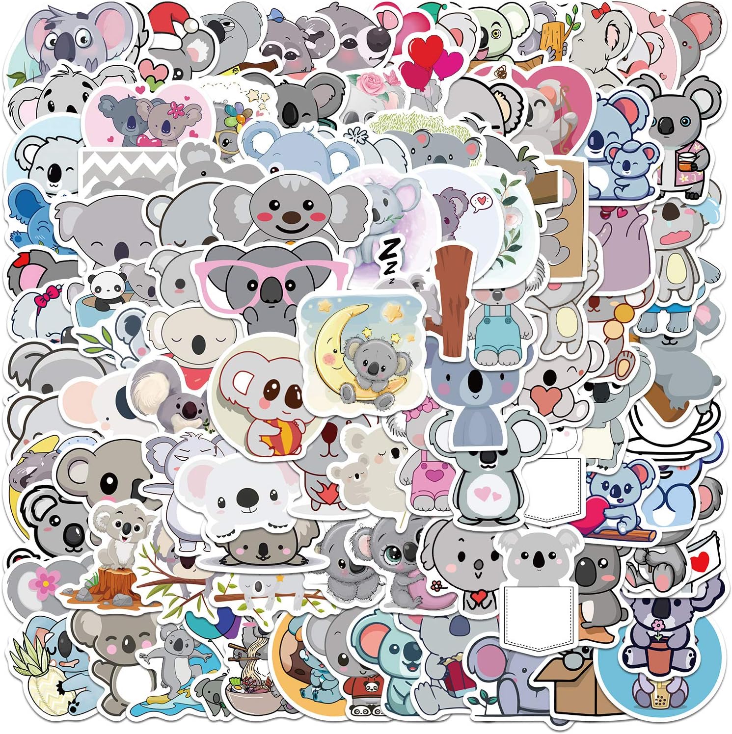 Thumbnail 6 de Alpaka Sticker Set Aufkleber – 50 Vinyl-Deeals für Laptop, Wasserflasche & Co.