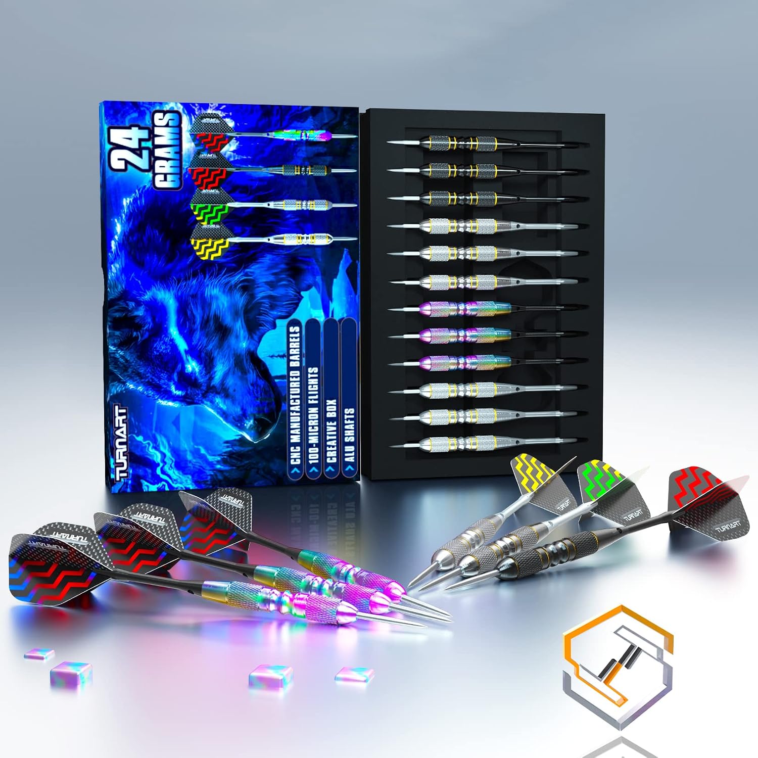 Thumbnail 3 de Turnart Fléchettes 12 PCS acier