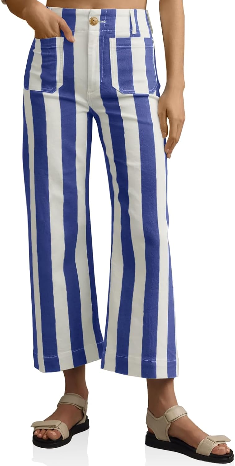 Detalle de Tankaneo Cropped Wide-Leg Jeans
