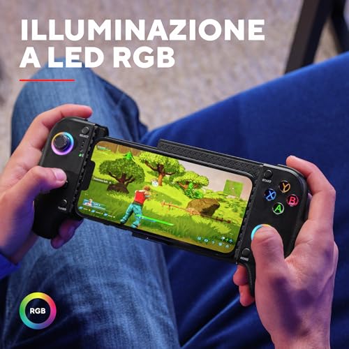 Thumbnail 7 de GXTrust Mylox Controller per Telefono Bluetooth: gamepad wireless con grip stabile e LED RGB