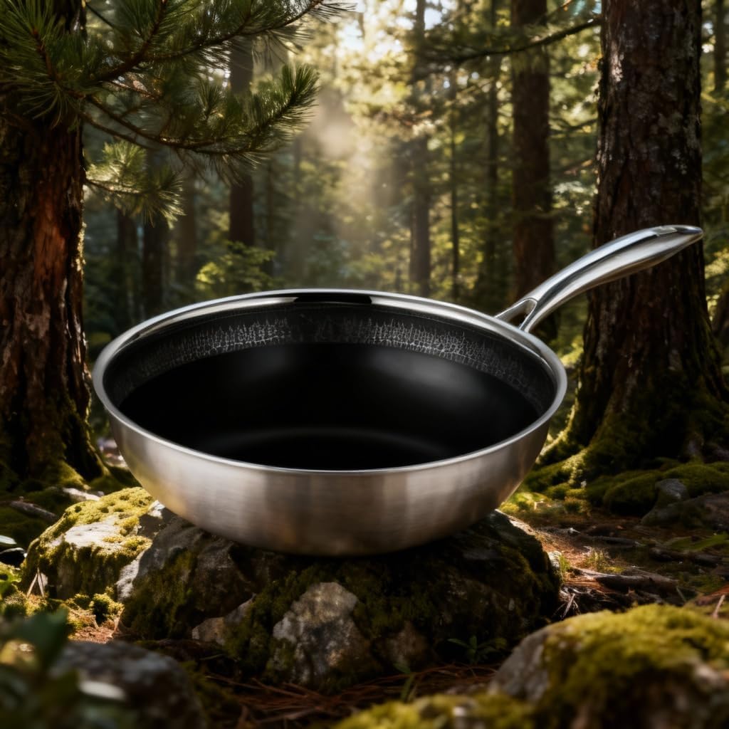 Thumbnail 6 de FIXLINE® BLACK FOREST Wokpfanne 28 cm – Keramikbeschichtung, induktionsgeeignet, backofengeeignet bis 230°C