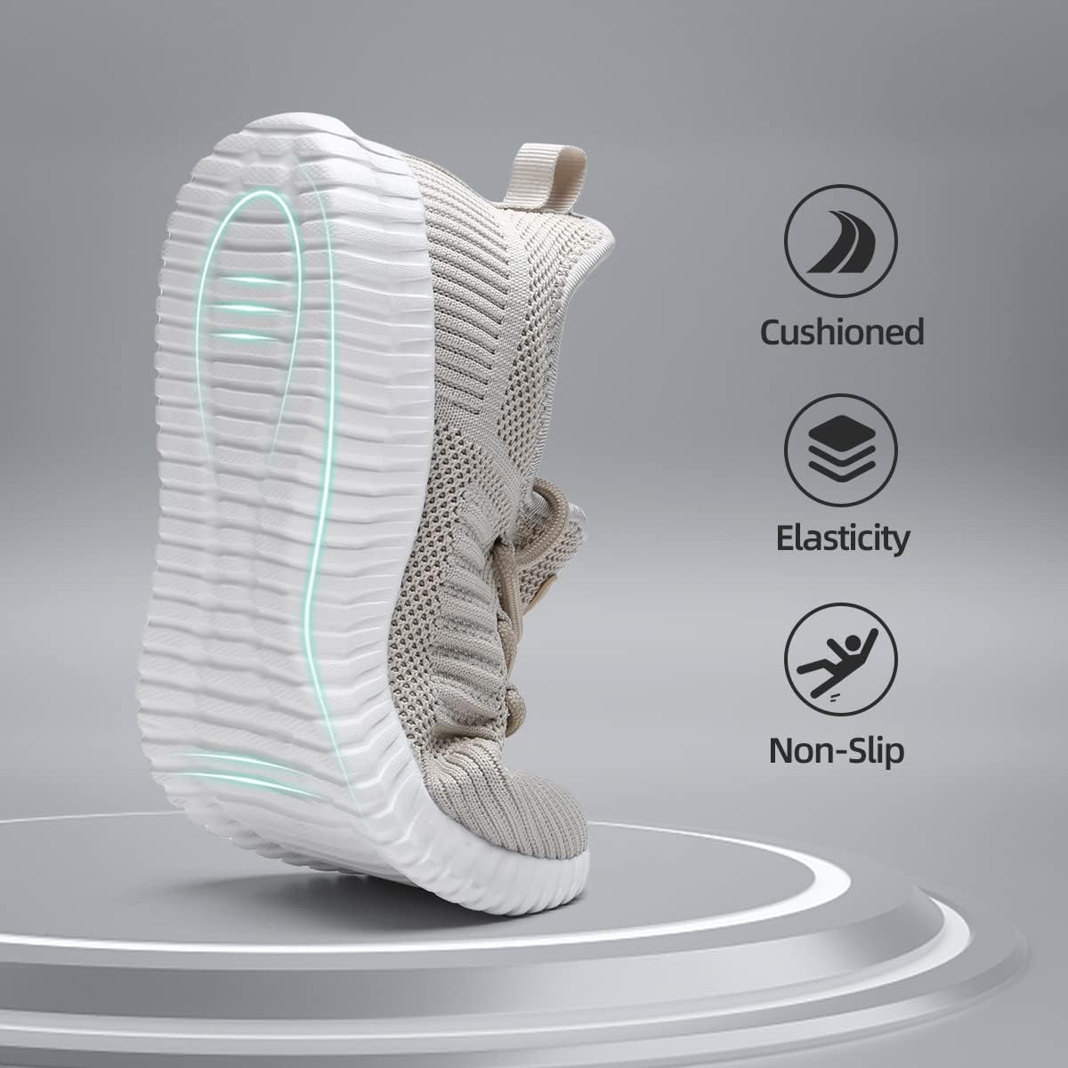 Thumbnail 2 de SK·TRIP Women’s Lightweight Walking Shoes with Breathable Flying Woven Mesh Upper