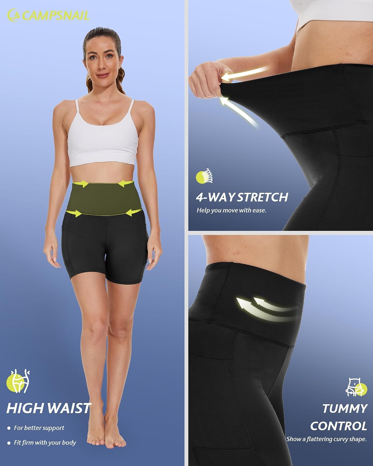 Thumbnail 4 de CAMPSNAIL Biker Shorts 5" High Waisted