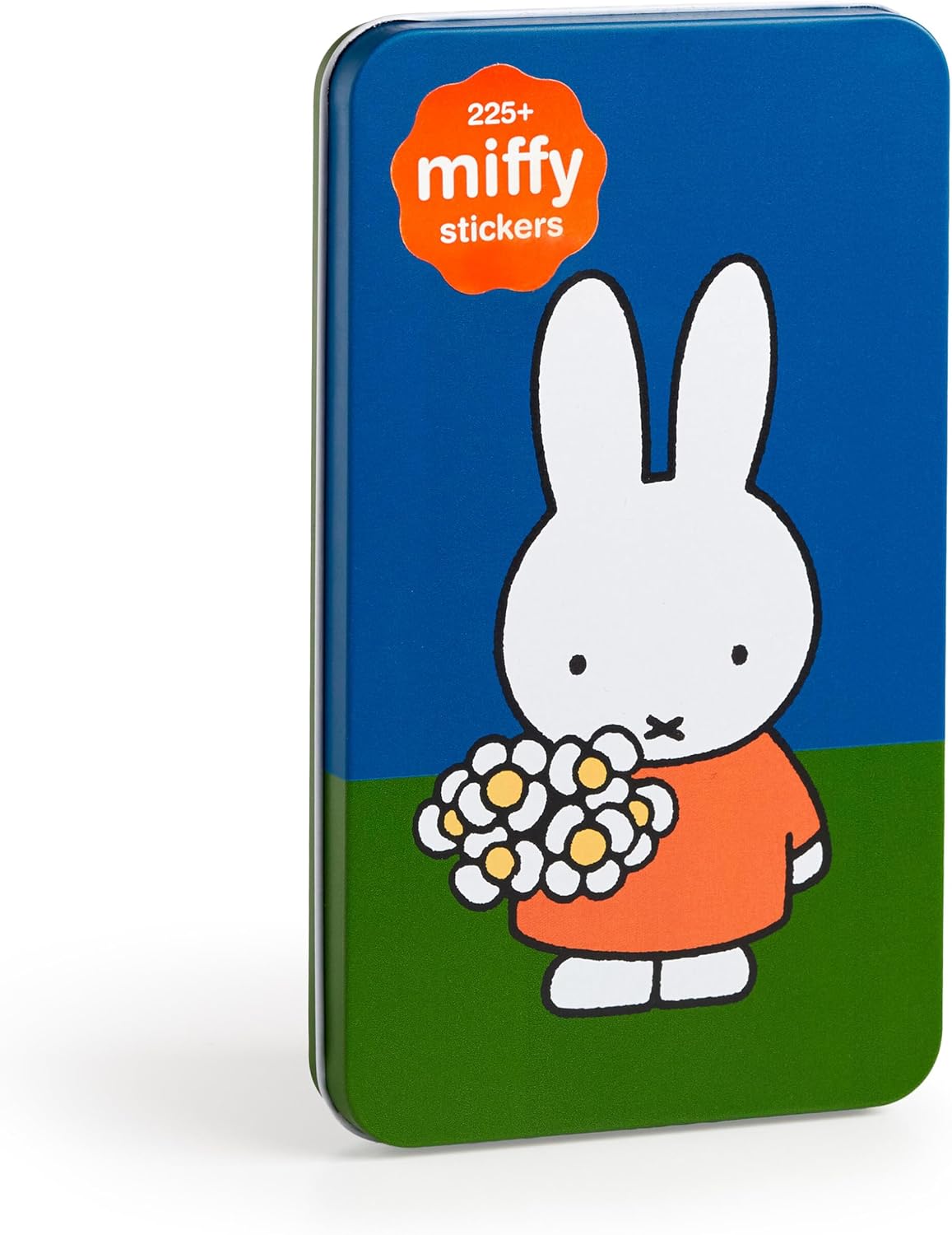 Detalle de Galison Miffy Sticker Tin – 24 Sheets of Miffy Stickers (22 standard + 2 Puffy) in a Portable Tin