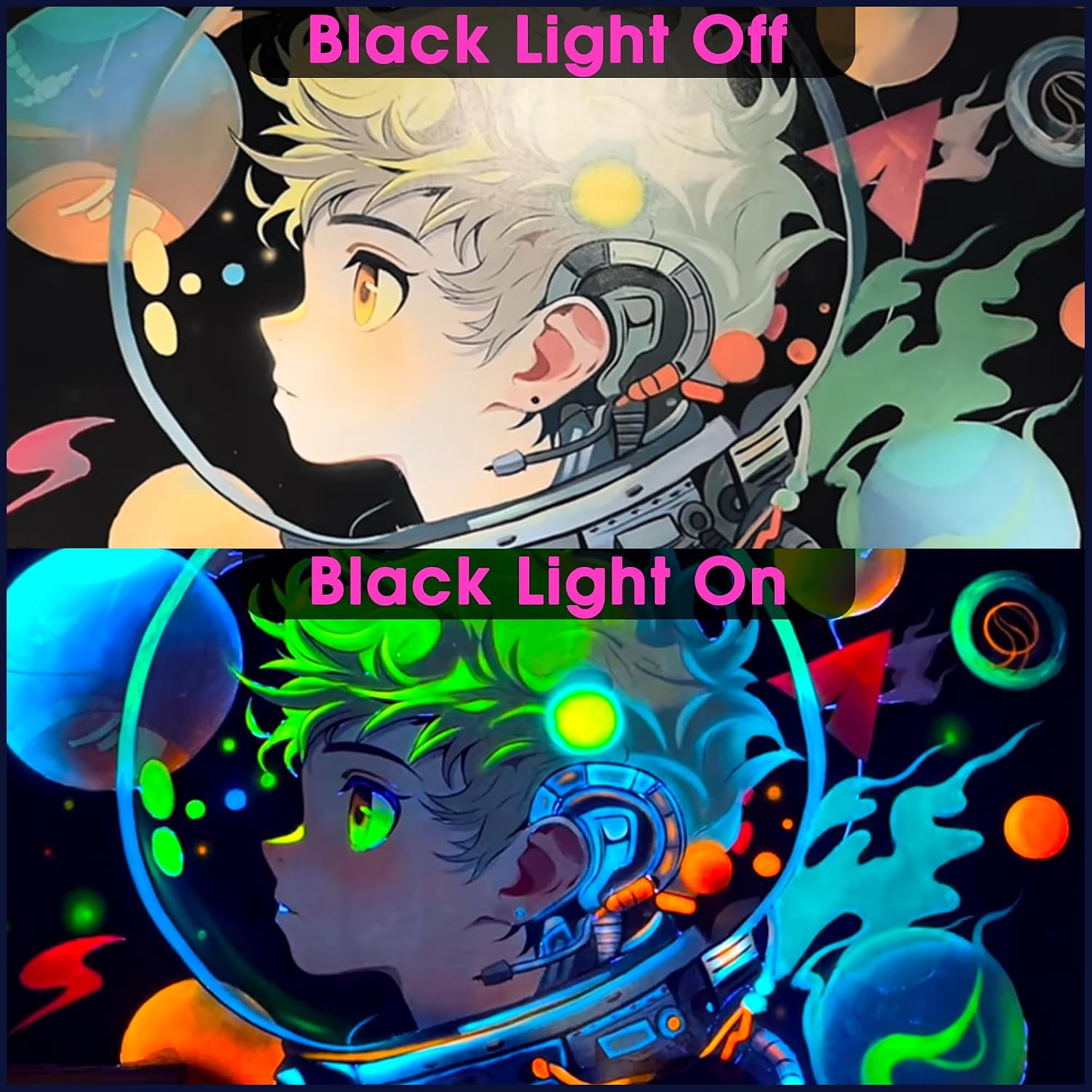 Thumbnail 1 de Briignite UV Light Bulb LED Blacklight Bulbs, A19 E26, 12W, 2-Pack