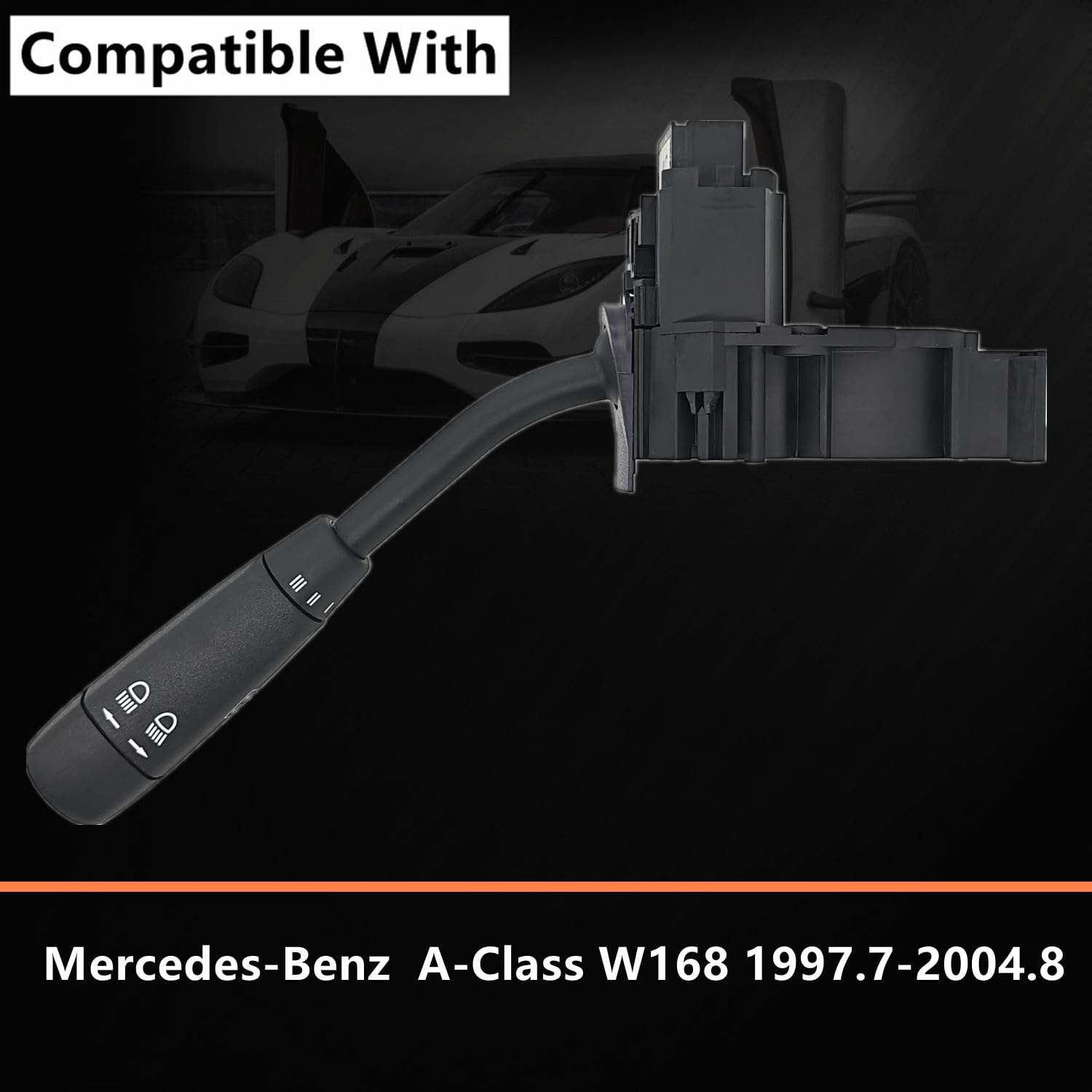 Detalle de Commodo Interrupteur Essuie-glace et Phares – Mercedes A-Klasse W168 (1997-2004) A1685450110