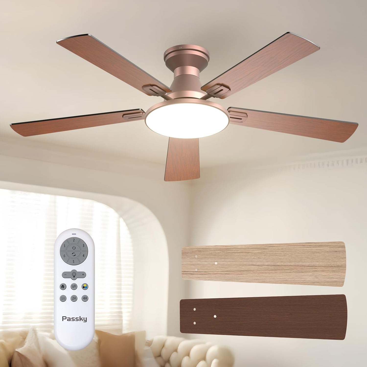 Detalle de Passky 52-Inch Ceiling Fan