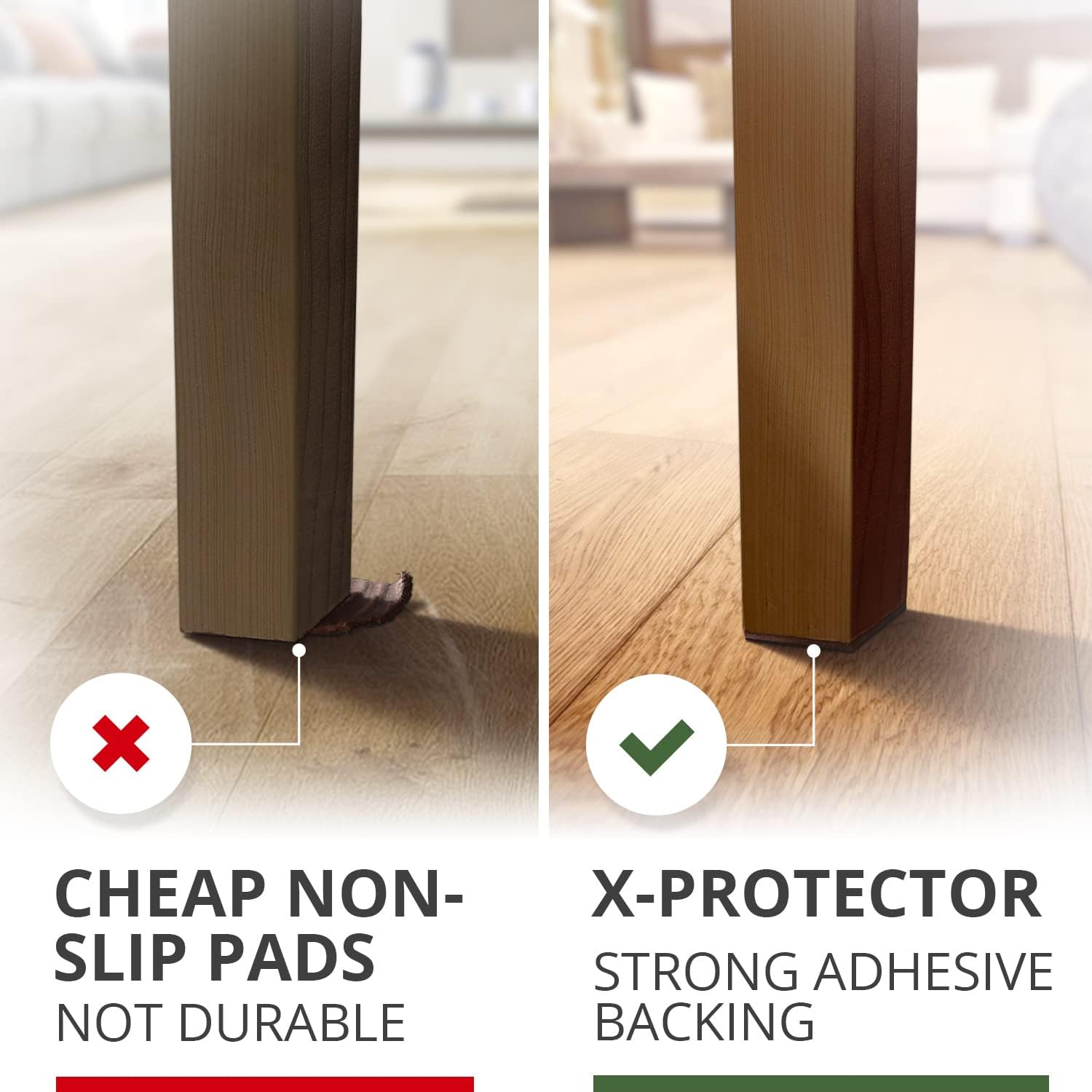Thumbnail 3 de FURNITURE PADS X-PROTECTOR Premium Non Slip Pads (16 x 50mm) – Floor Protectors for Furniture Feet