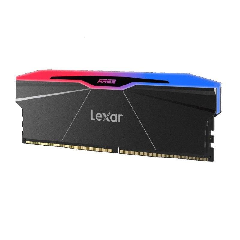 Detalle 2 de Lexar Ares RGB LD5U16G60C28BR-RGD, memoria RAM DDR5 de 32 GB, 6000 MHz y CL28