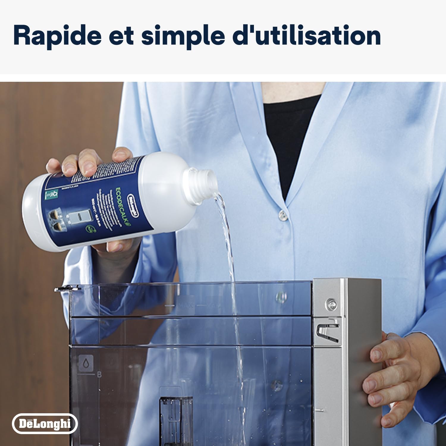 Thumbnail 2 de De'Longhi EcoDecalk Détartrant DLSC500 – 5 doses, 500 ml: entretien écologique pour votre machine à café