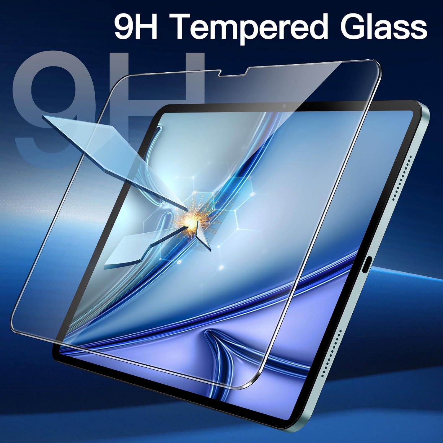 Thumbnail 2 de JETech Screen Protector for iPad Air 11‑inch M3 2‑pack