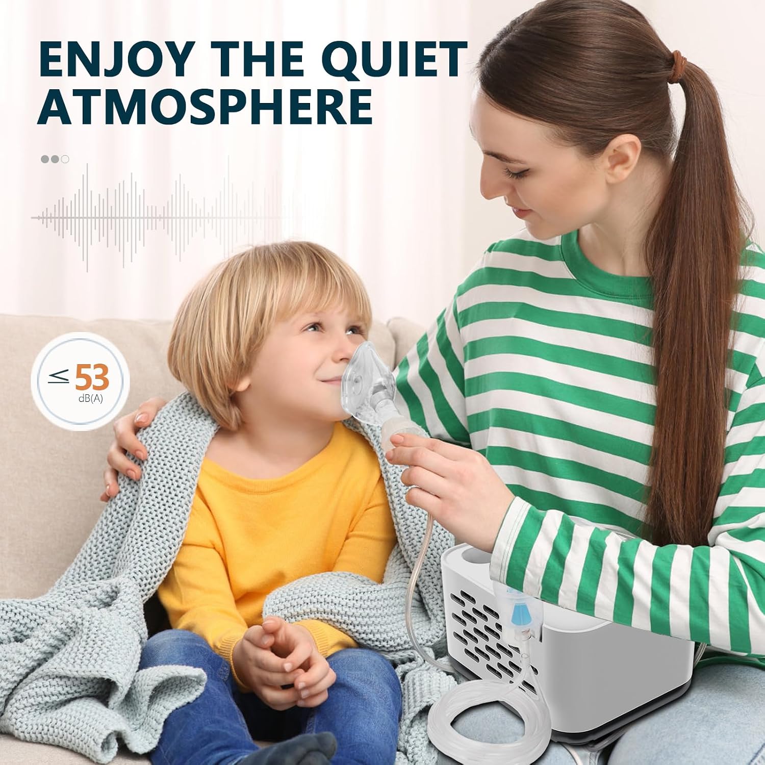 Detalle de NB220 Compressor Nebulizer Compact nebuliser for adults and kids 💊