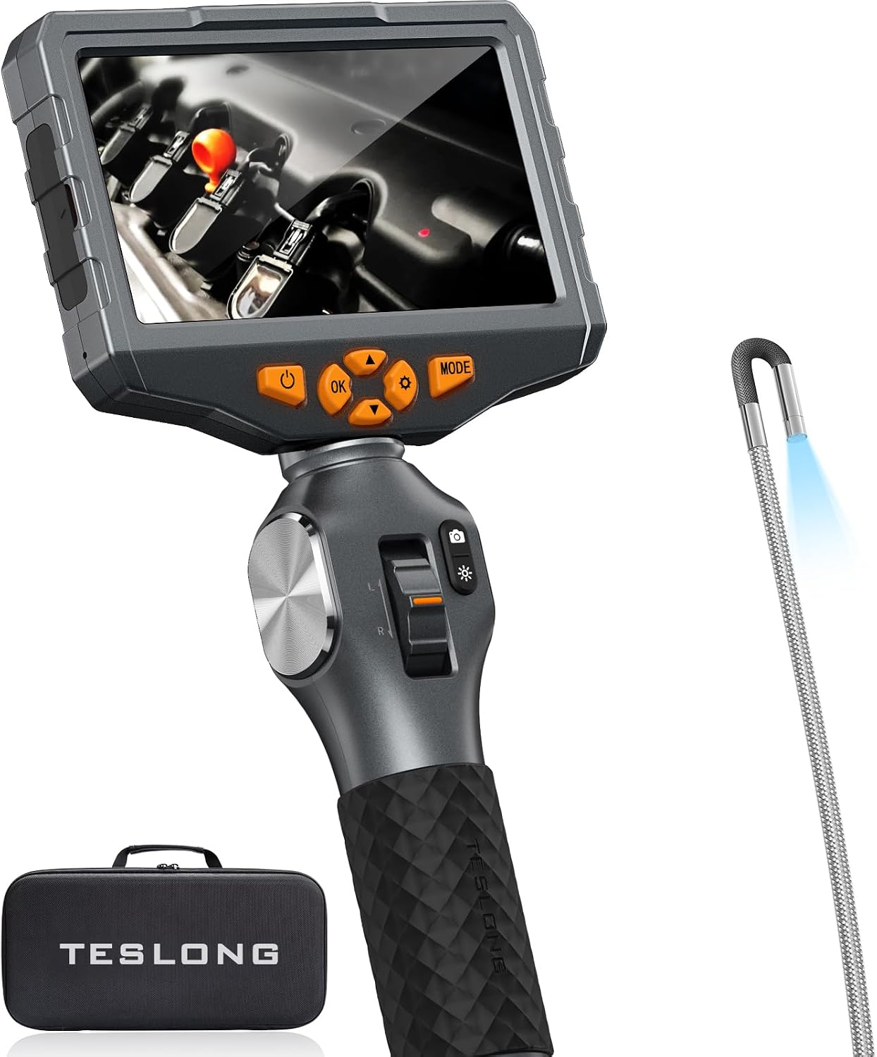 Detalle de Teslong 3.9mm Articulating Inspection Camera 5-inch