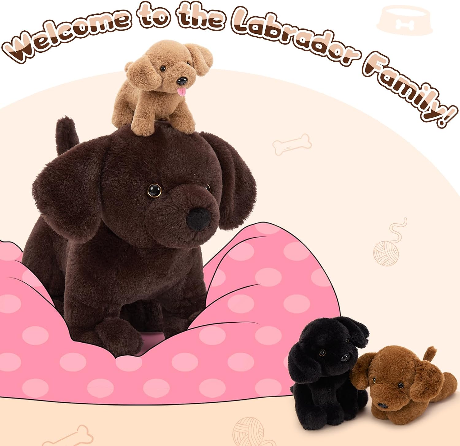 Thumbnail 6 de Labrador Retriever Plüschset 40 cm von MorisMos