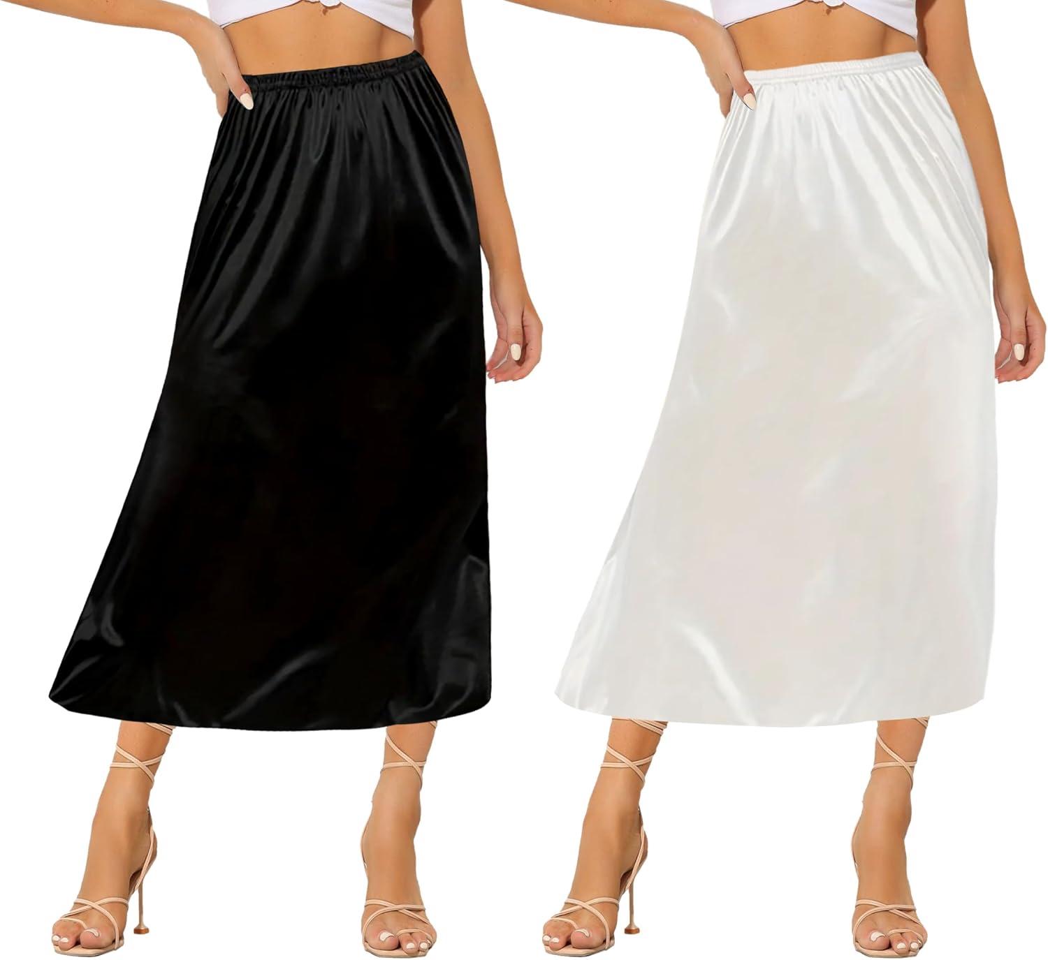 Thumbnail 6 de Ellames Satin Half Slips