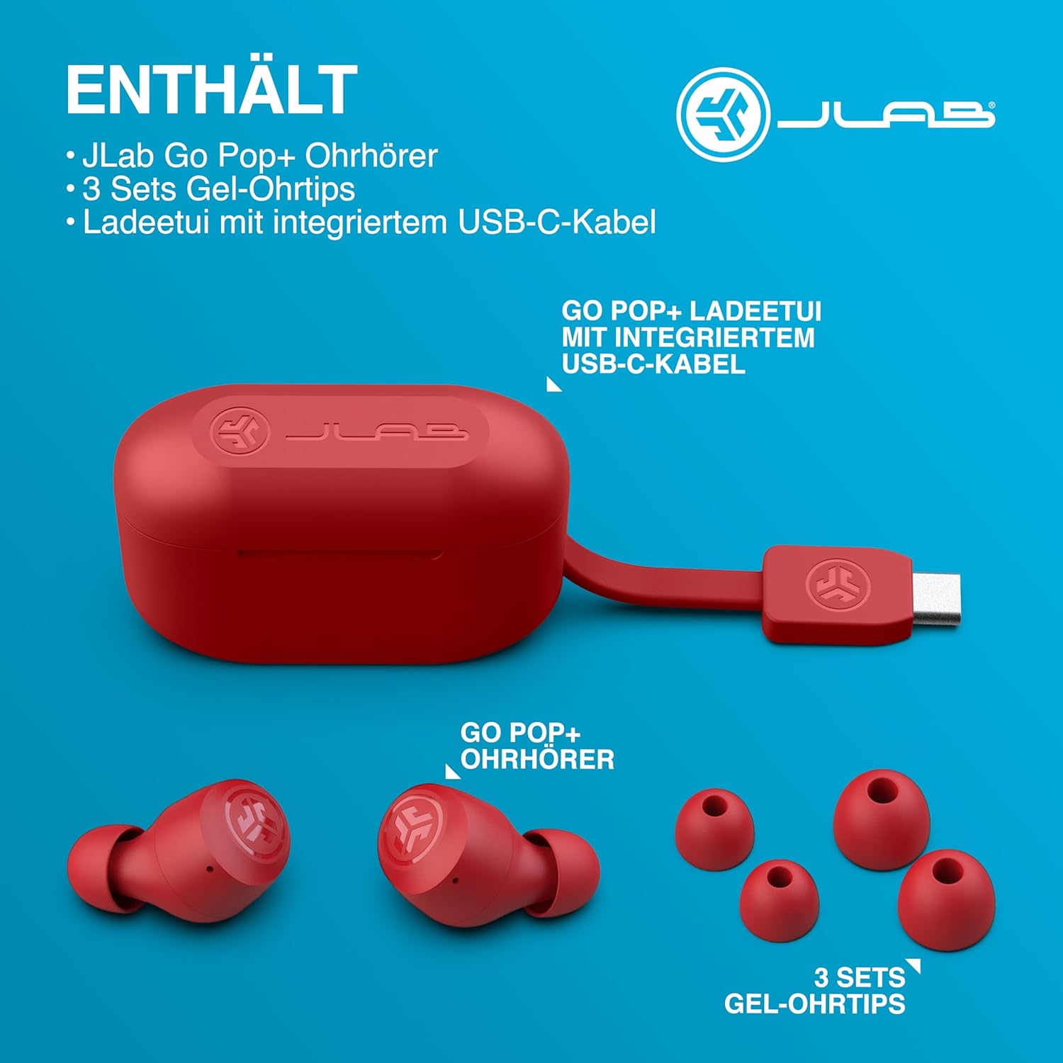 Thumbnail 6 de JLab Go Air Pop+ Bluetooth In-Ear 35+ Std