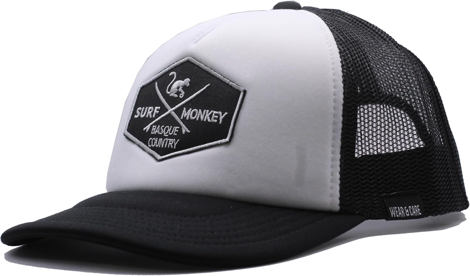 Surf Monkey Cappello Trucker imbottito con griglia per bambini 6-12 anni (Wear&Care)