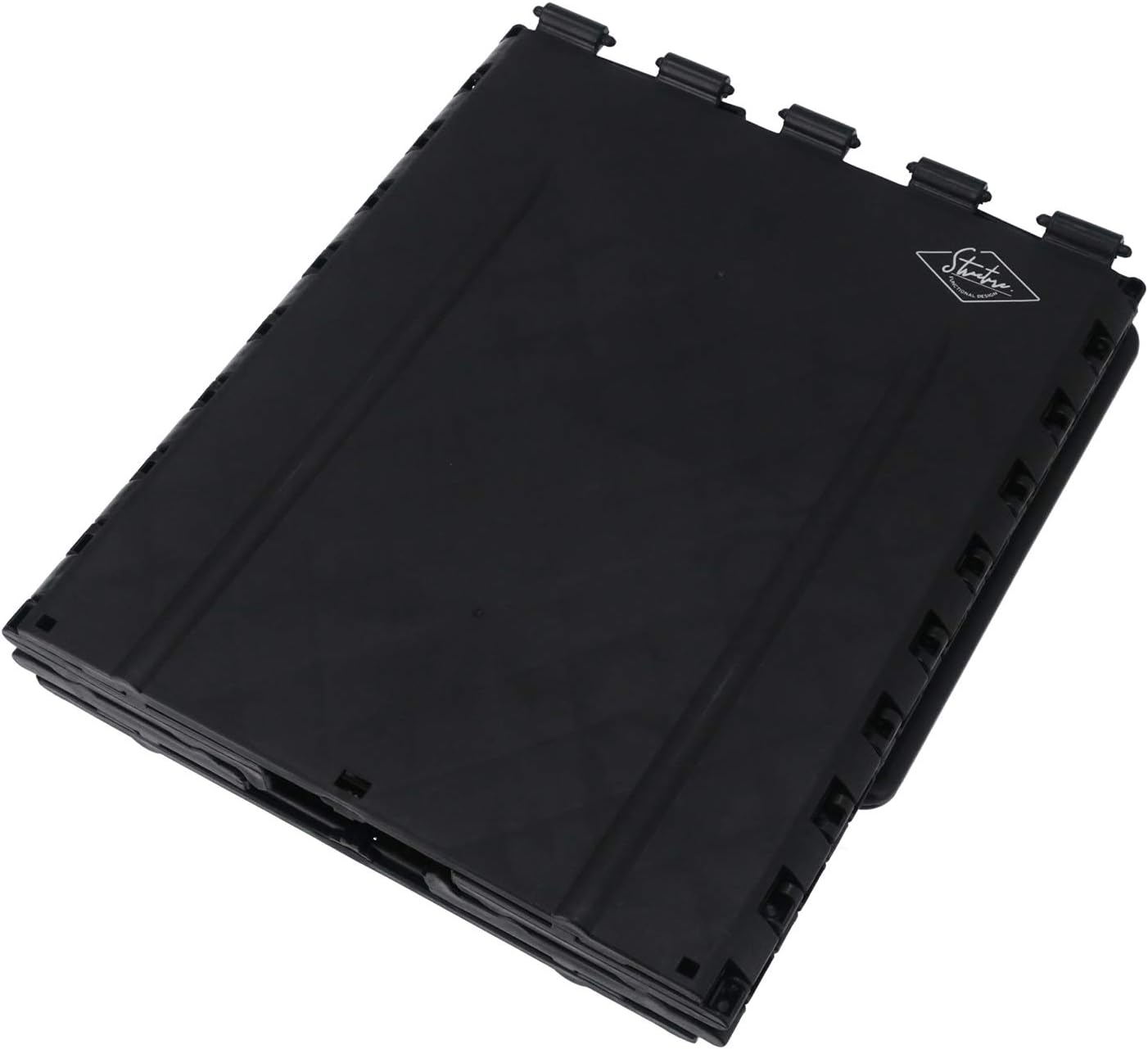 Detalle 2 de 不二貿易 86105 折りたたみ収納スツール ブラック・耐荷重80kg