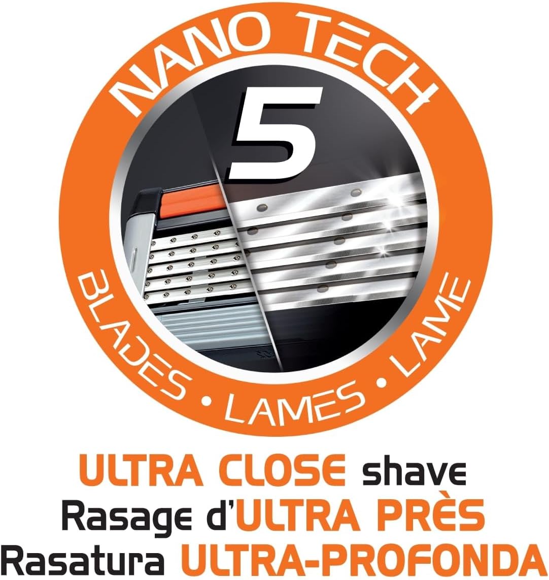 Thumbnail 3 de BIC Flex 5: 6 rasoirs jetables pour homme à 5 lames – lot de 2 blisters (3 rasoirs chacun) avec bande lubrifiante
