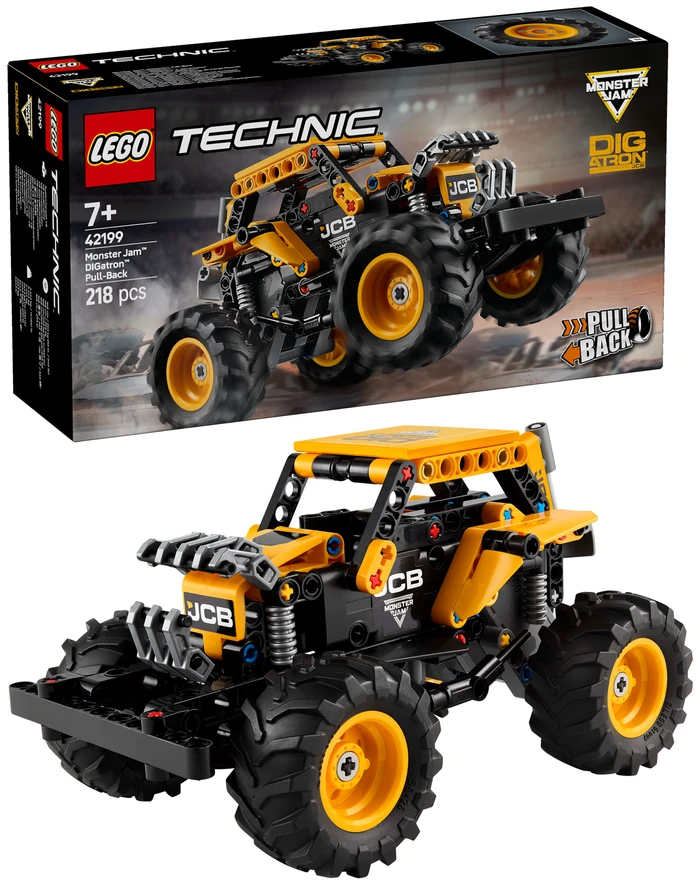 Thumbnail 1 de LEGO Technic Monster Jam DIGatron 42199 – Rückziehmotor, 218 Teile, Motorik-Action auf Rädern
