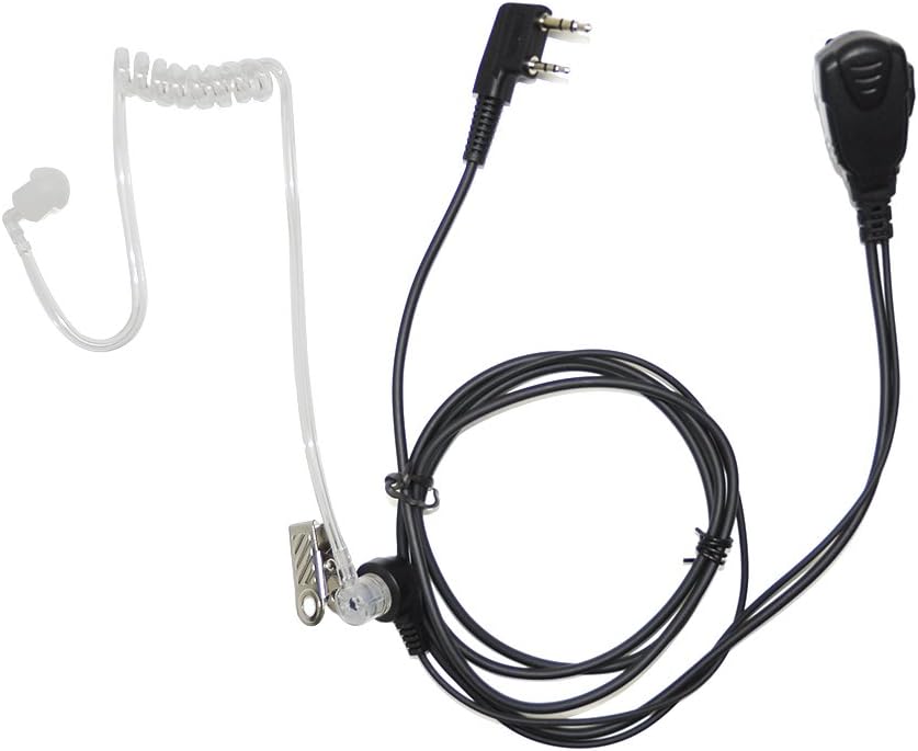 Detalle 2 de PNI Cuffia HS82L con microfono e tubo acustico, spina PNI-K a 2 pin – compatibile PMR/CB