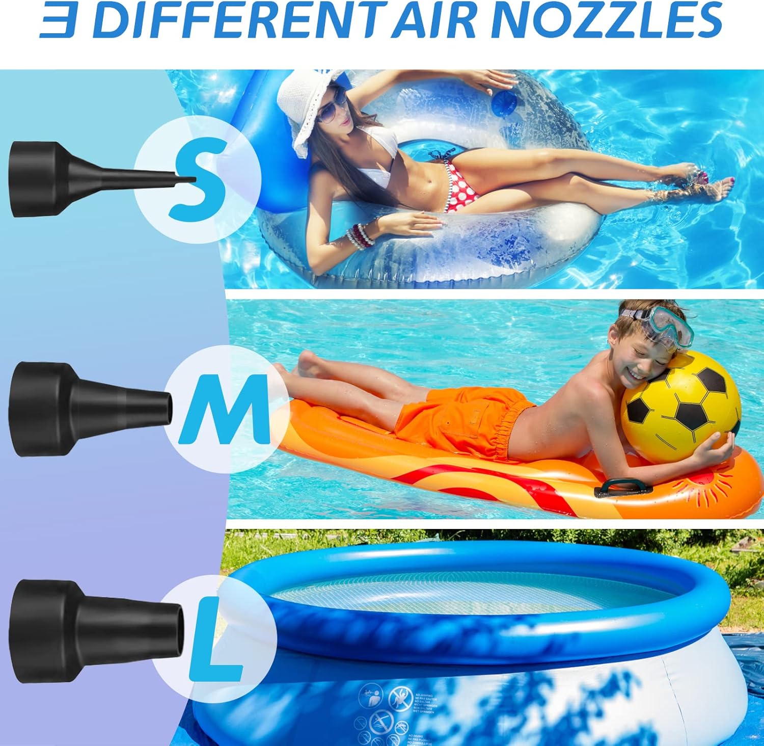 Detalle 1 de Jsdoin Electric Air Pump 50W 220V for Mattresses
