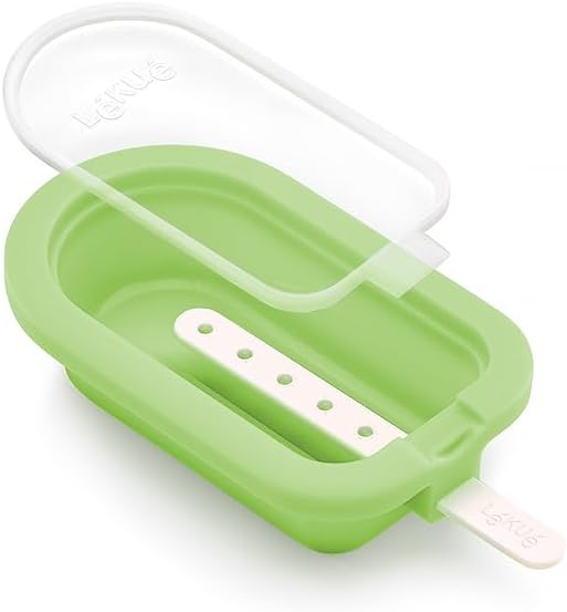 Detalle 2 de Lékué Set per mini ghiaccioli impilabile in silicone Mediterraneo, 6 unità