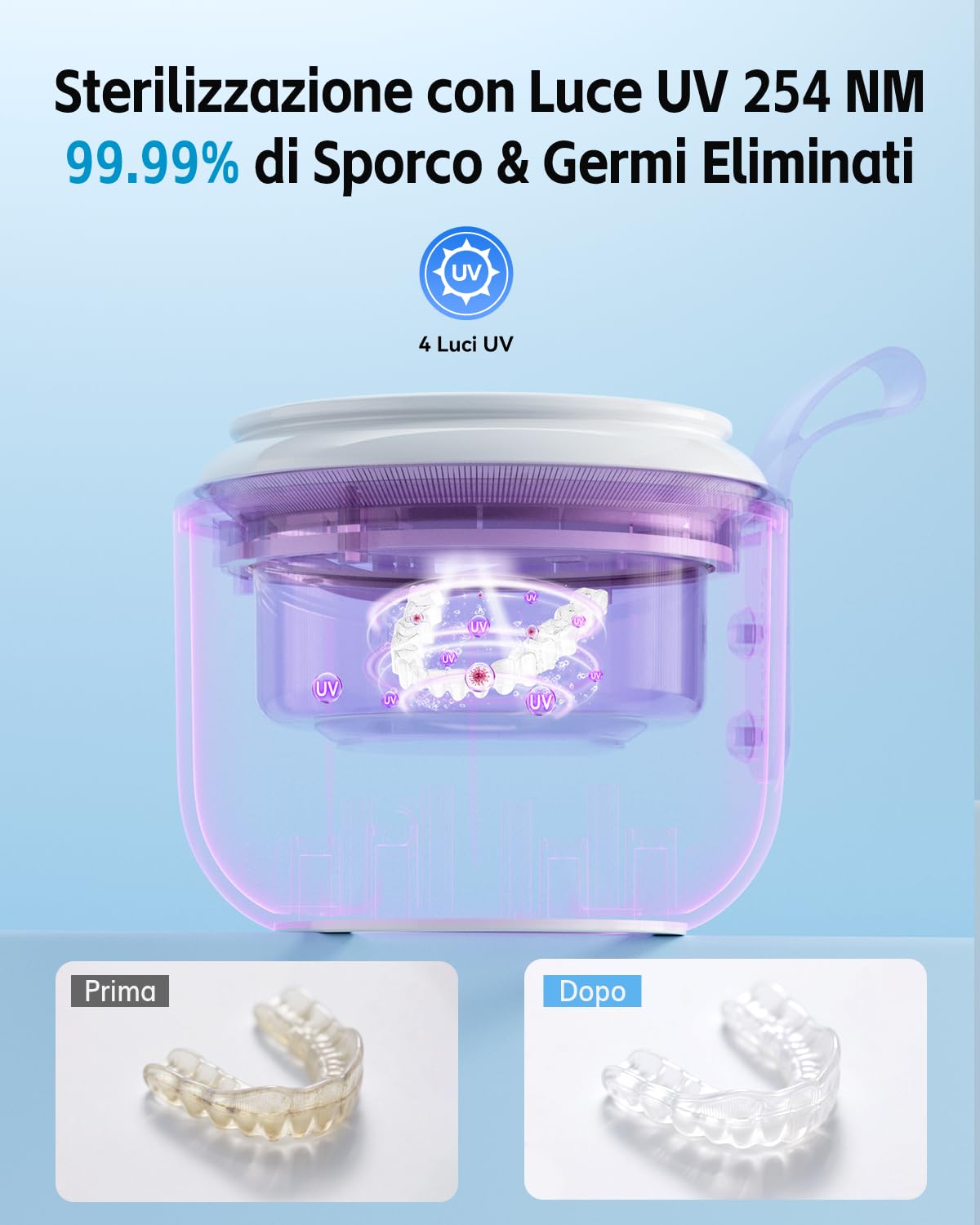 Detalle de JeaTone Pulitore Ultrasuoni 600ML