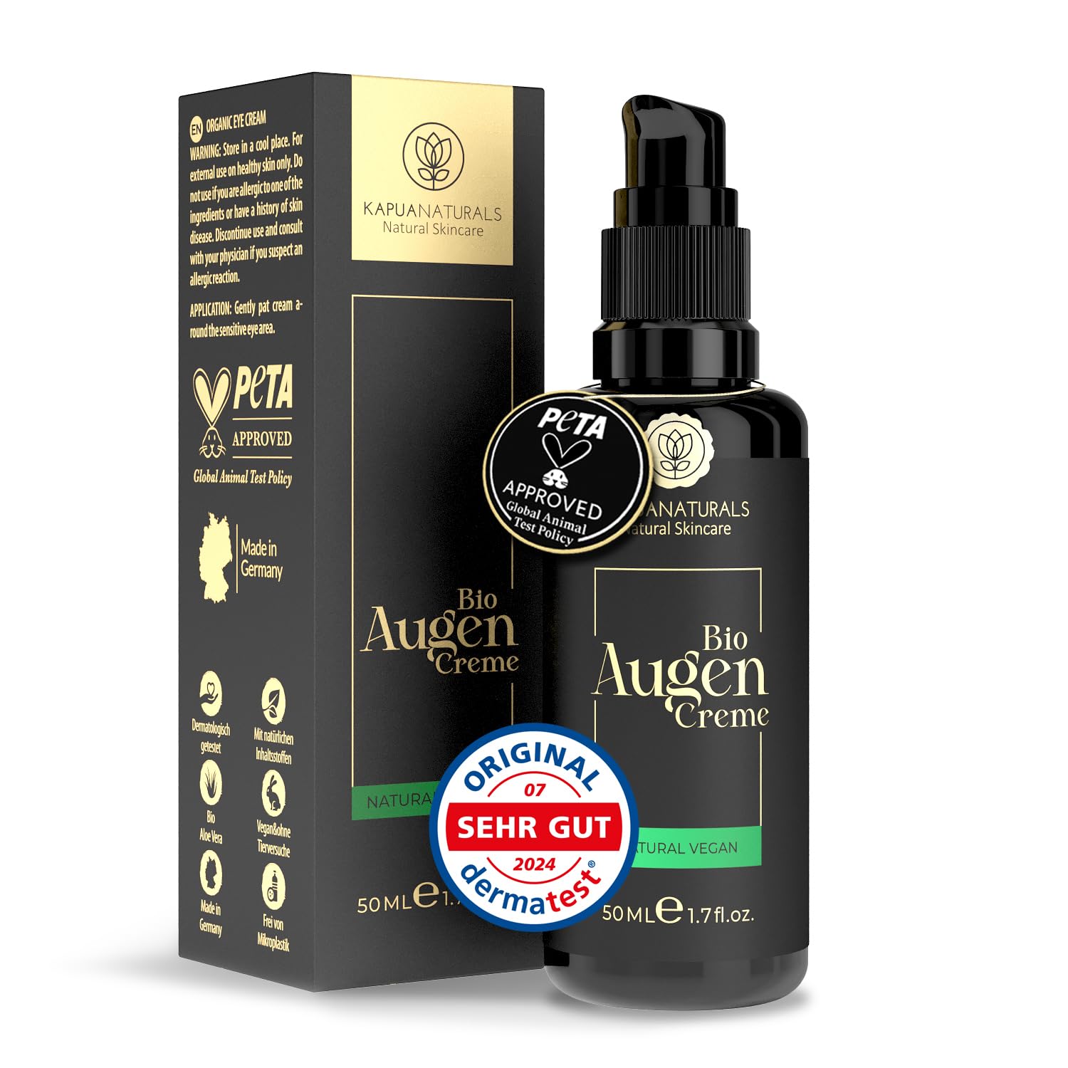 Detalle de BIO Augencreme 50 ml Anti-Aging Augenpflege