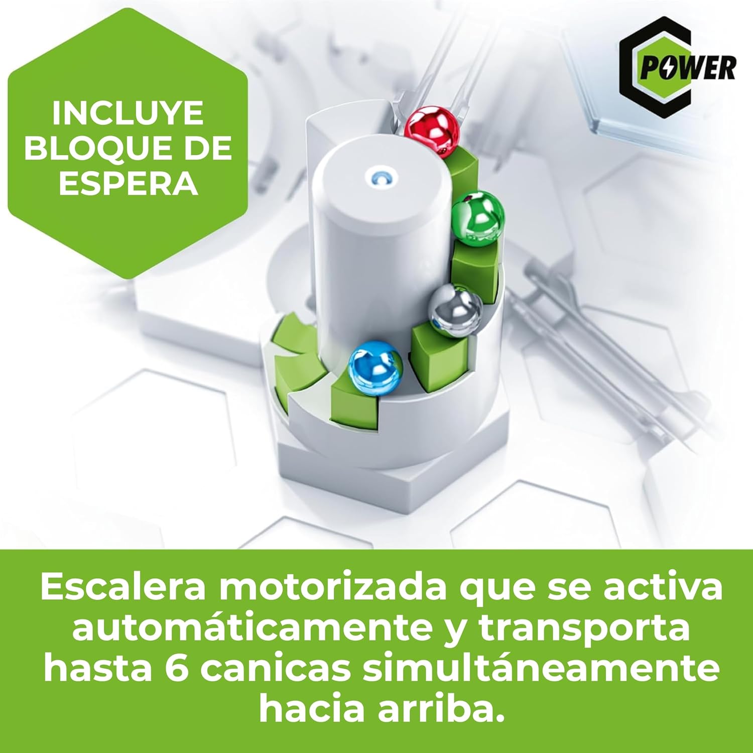 Detalle 2 de Ravensburger Gravitrax Power Elevator, circuito de canicas