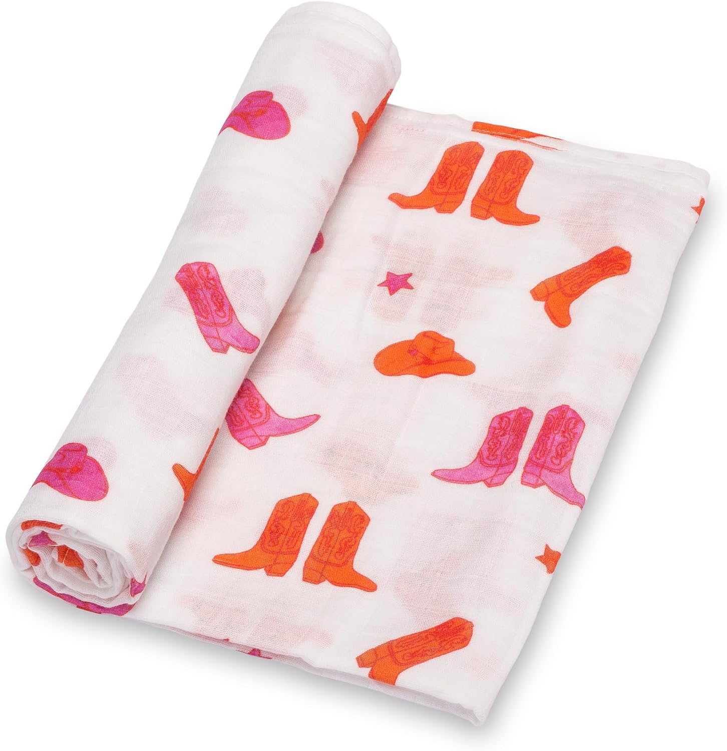 Detalle de LollyBanks Muslin Swaddle Blanket, 47 x 47 in