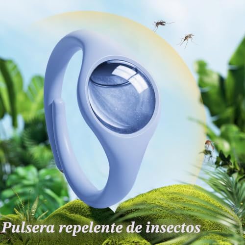 Thumbnail 2 de Horuili pulsera repelente de mosquitos – pack de 4 pulseras de silicona con aceites esenciales