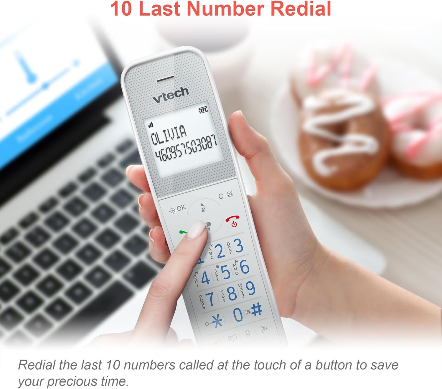 Detalle 2 de VTech XS1050 DECT Cordless Phone with Answering Machine (1 handset) and call blocker