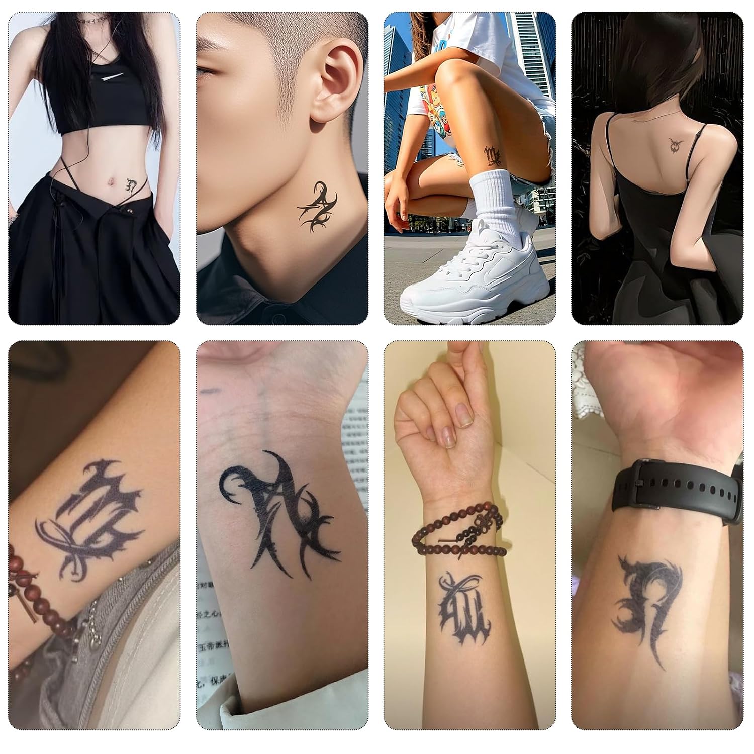 Detalle 2 de Temporary Zodiac Tattoos, 12 Signs
