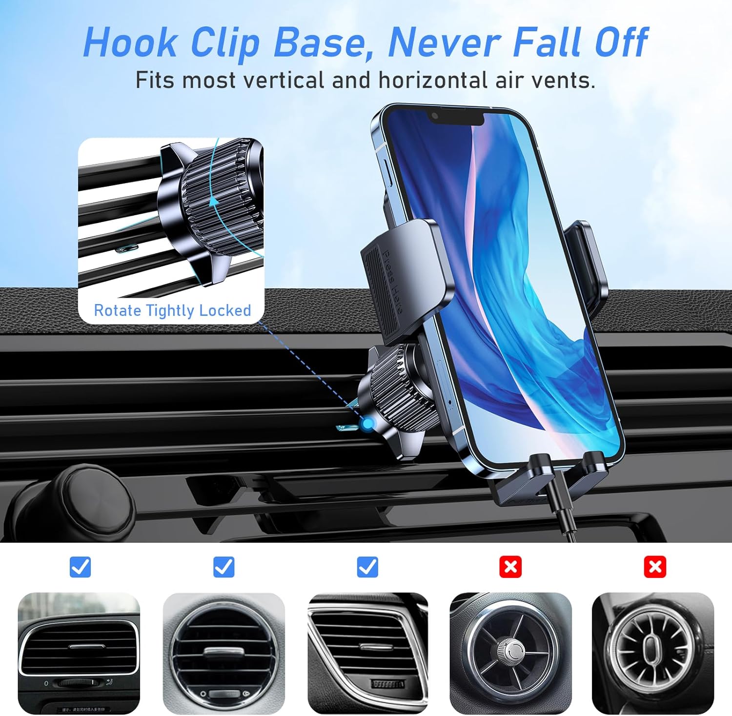 Thumbnail 5 de Blukar Handyhalterung Auto 4,0–7,0 Zoll