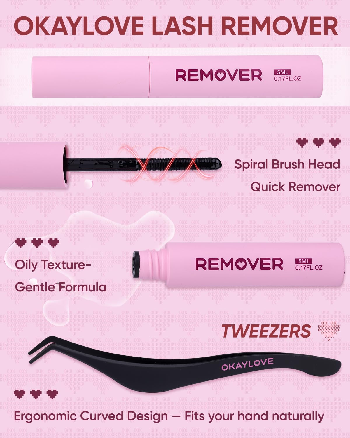 Thumbnail 6 de OKAYLOVE Manga Lash Clusters Kit with Spikes (LIRA, 10–18mm) – DIY Lash Extensions Kit