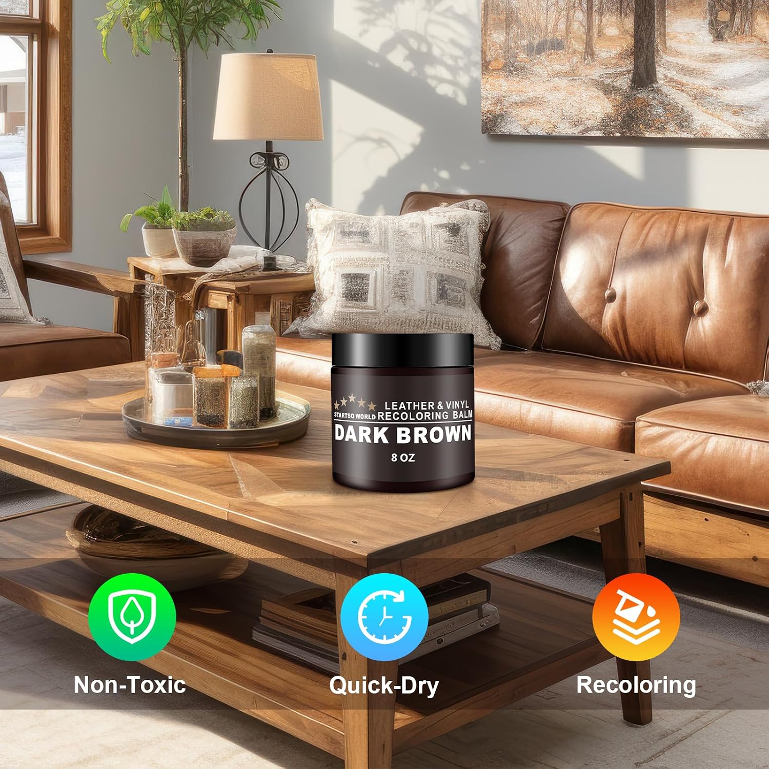 Detalle 2 de STARTSO WORLD Leather Recolouring Balm 200ml