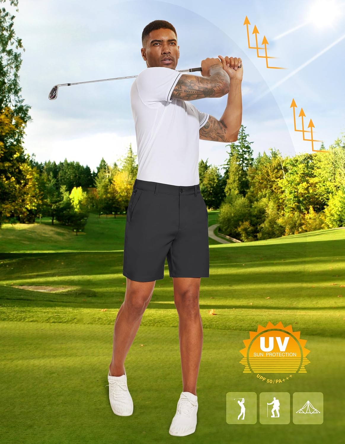 Thumbnail 5 de PULI Golf Dress Shorts 7-Inch